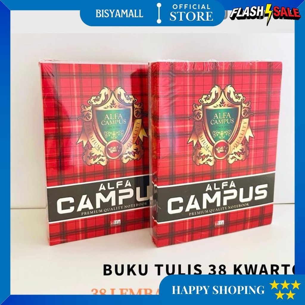 

Buku Tulis Kecil 38 Lembar Kwarto Campus - Alfa Campus D Promo Puncak