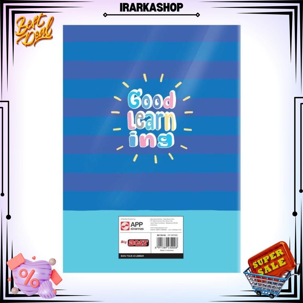 

Buku Tulis Big Boss - 42 Lembar ( Pack ) D Cod