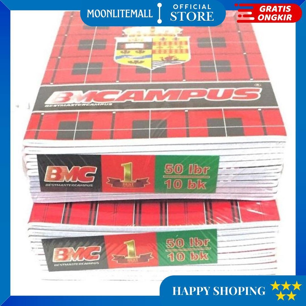 

Buku Tulis Bmb / Bmc Campus 50 Lembar (1 Pack 10 Buku) D Sale