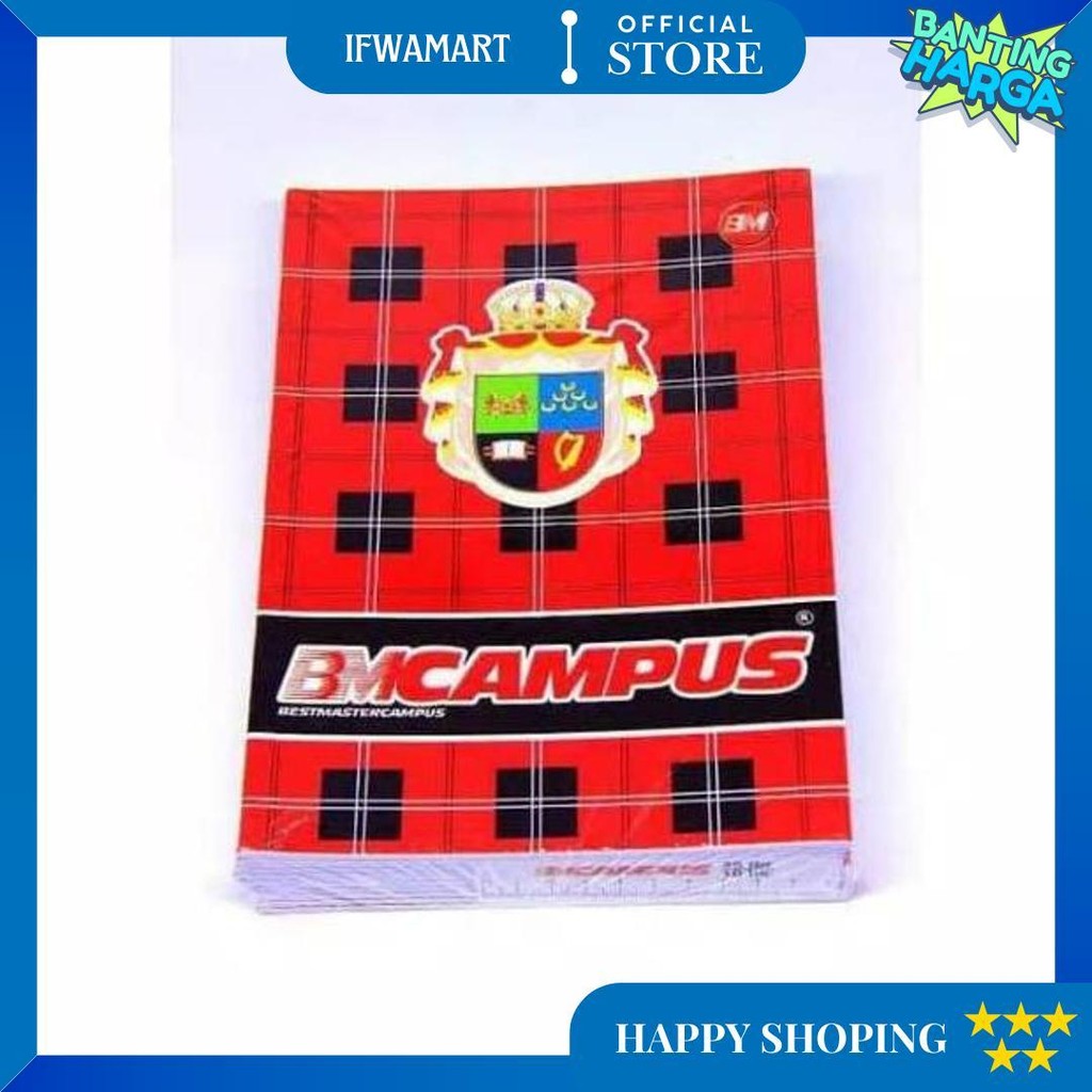 

Buku Tulis Bmc Campus Isi 36Lembar (1 Pak Isi 10 Buku) D Termurah