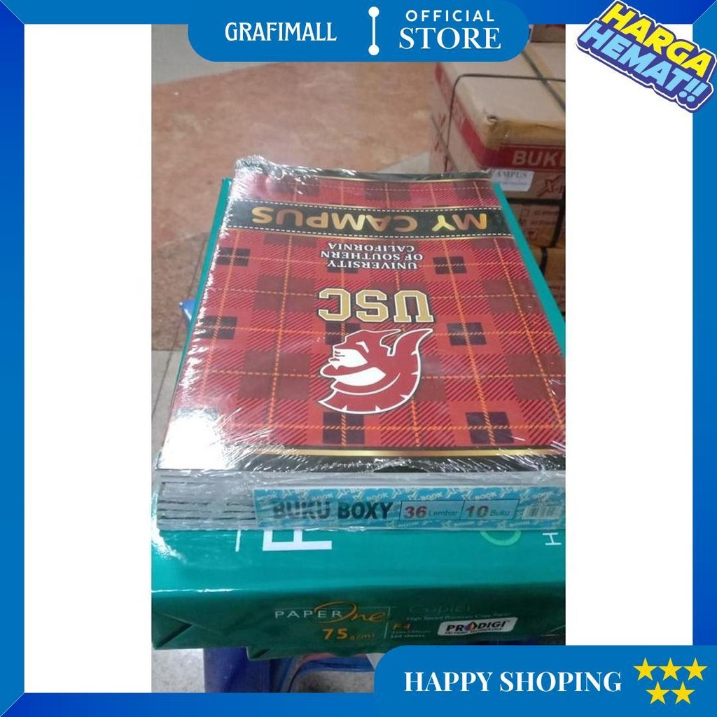 

Promo Buku Tulis Campus 36 Lembar Panjang X-Box (1 Pak) ++ D Promo Puncak