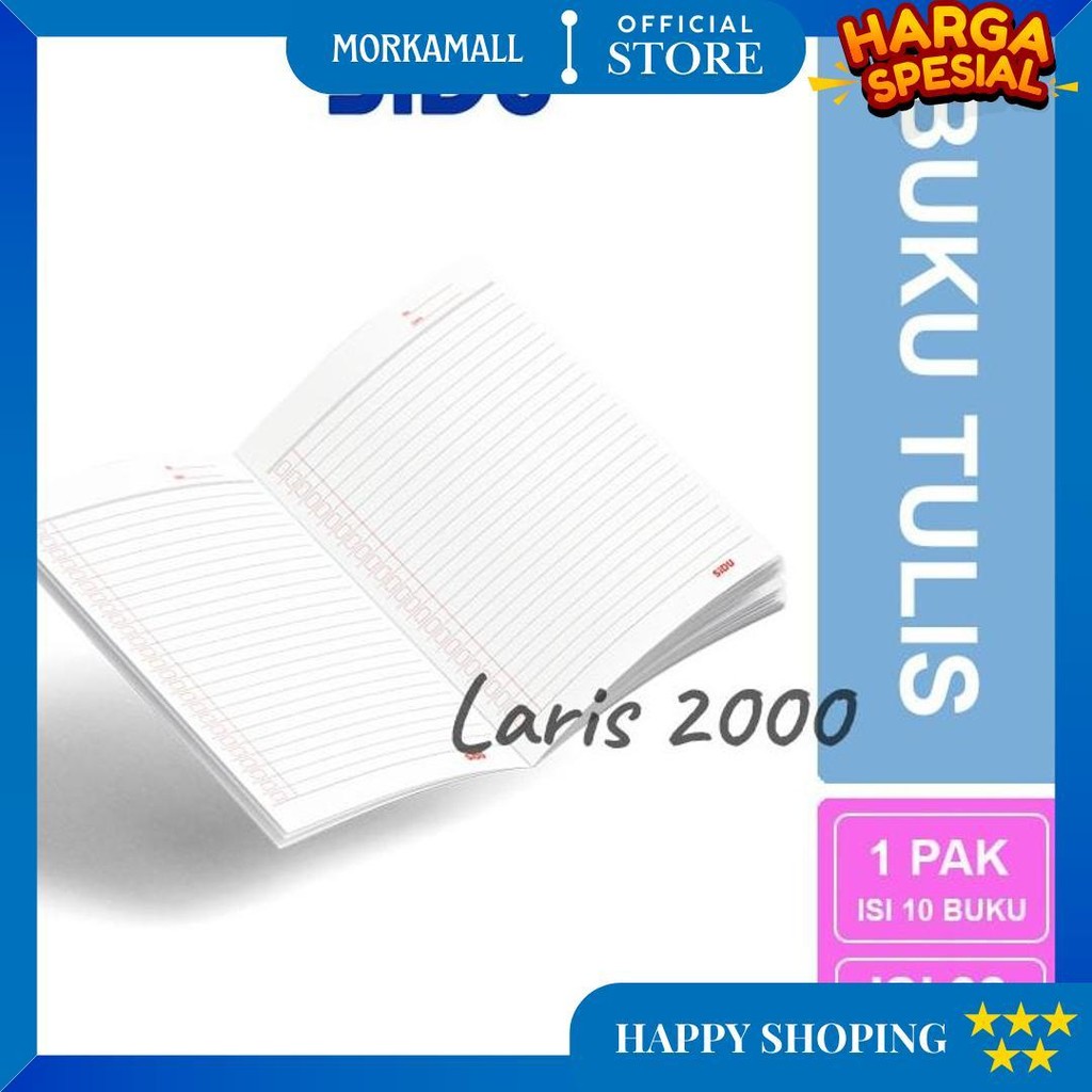 

Buku Tulis Sidu Sinar Dunia 38 (Per Pak) D Sale
