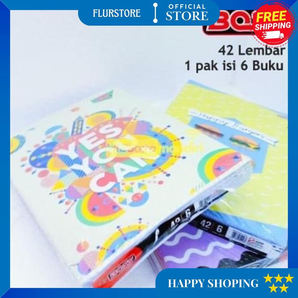 

Buku Tulis Big Boss 42 Lembar - 1 Pak / 6 Buku Tulis D Terlaris