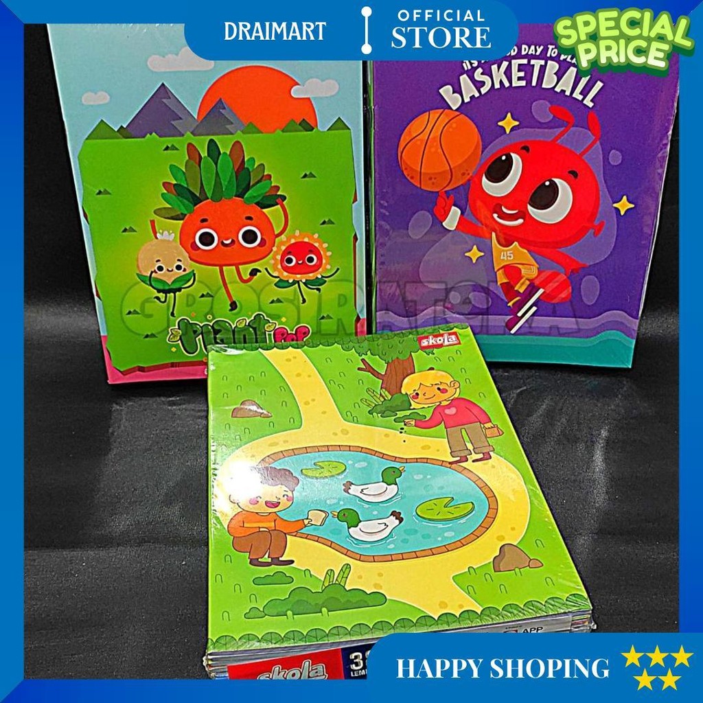 

Buku Tulis Isi 38 Lembar Skola D Promo Puncak