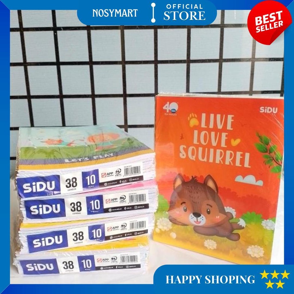 

Buku Tulis Sidu Sinar Dunia 38 Lembar ( Pak 10 Buku ) [ Original ] D Gratis Ongkir