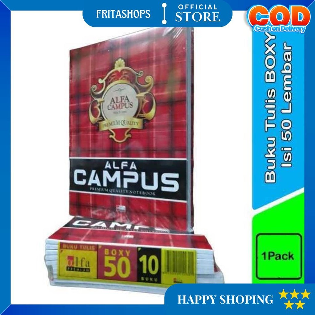 

Buku Tulis Alfa Campus 50 Lembar - (Buku Besar) D Promo 4.4