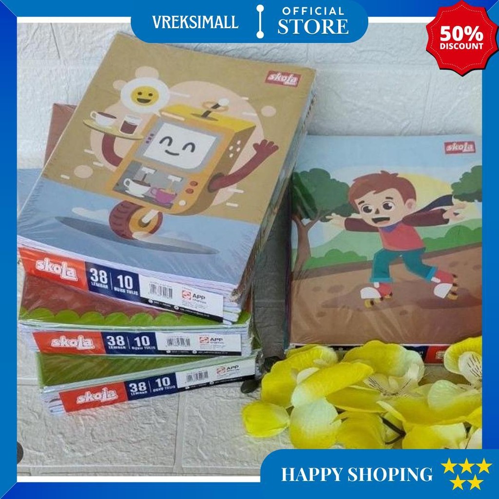 

Buku Tulis Skola By Sidu 38 Lembar 1 Pak Isi 10Pcs D Best Seller