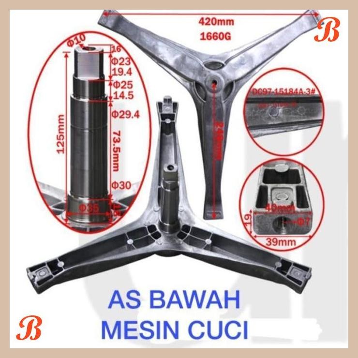 [ORG] SPIDER SEGITIGA WF8650NHW MESIN CUCI WF 8650 NHW 6.5 KG