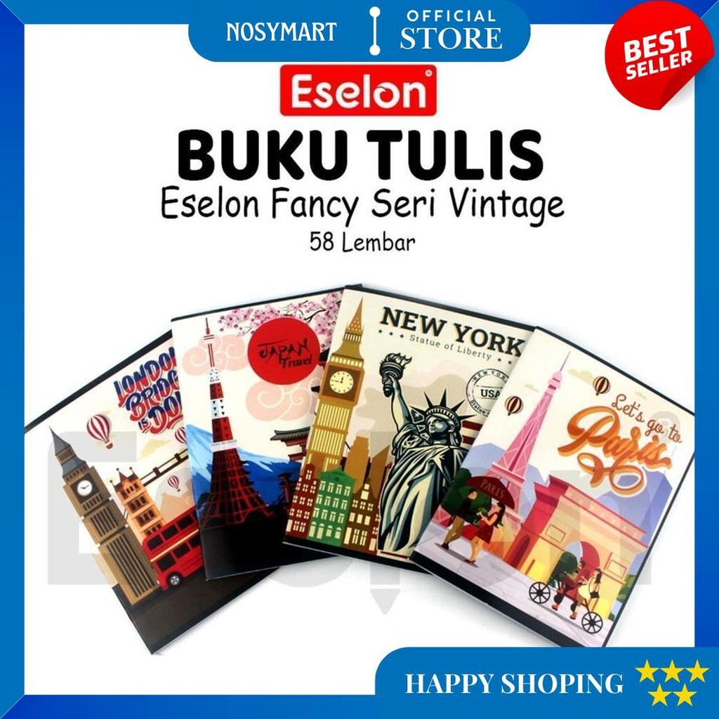 

10Pcs Buku Tulis Garis Eselon 58Lembar /1Pak Buku Tulis Eselon 58Lbr D Cod