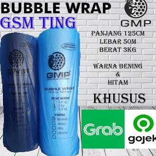 

tersedia bubble wrap putih gmp 1,25m x 50m gmp