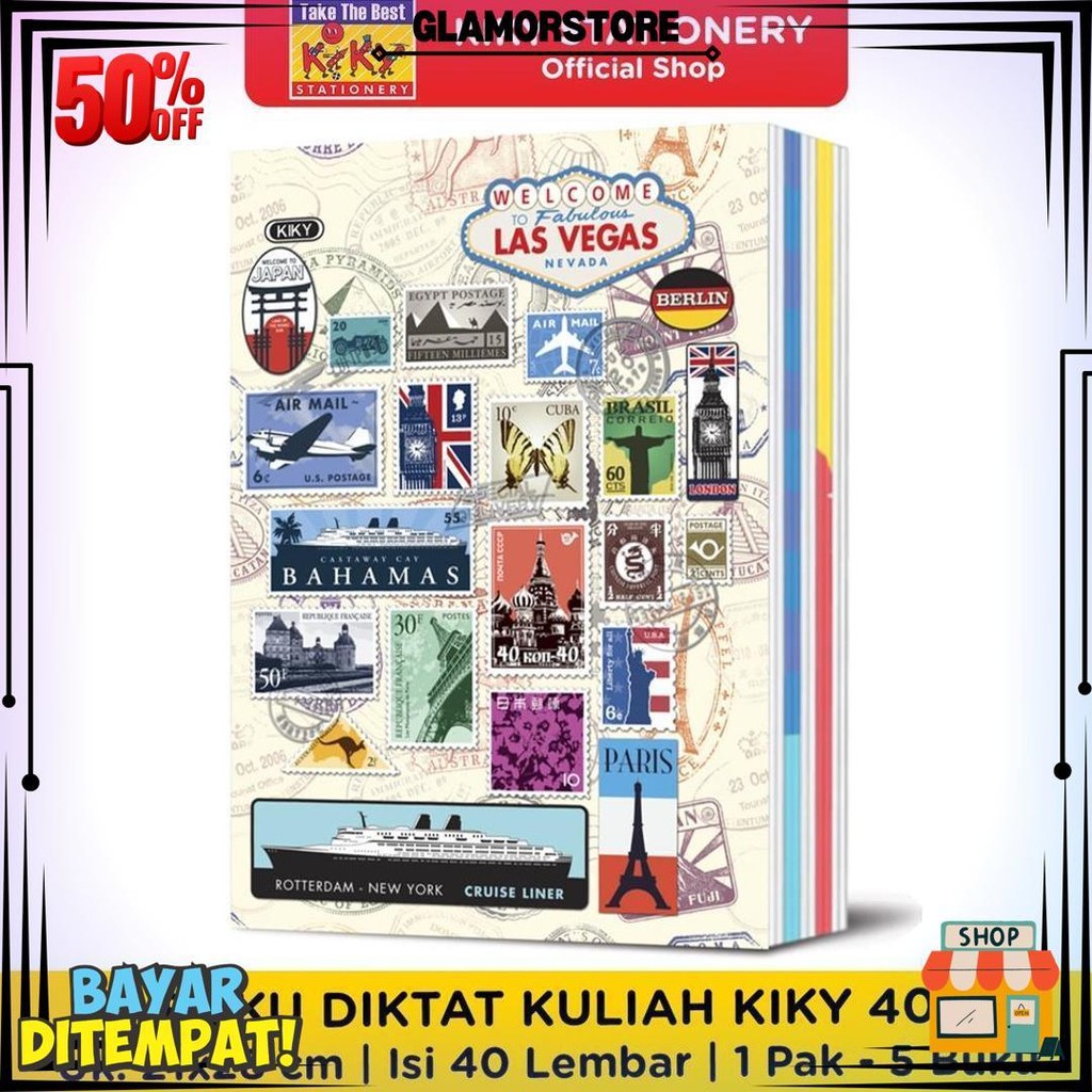 

Kiky Buku Diktat Kuliah 40 Lembar Uk. 21 X 28 Cm D Best Seller
