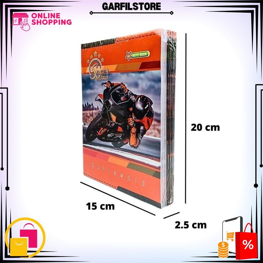 

(Per Pack Isi 10) Buku Tulis 38 Lembar You By Kiky D Sale