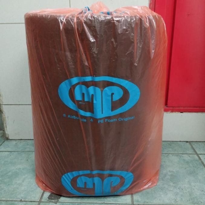 

tersedia bubble wrap 50cm x 50 meter hitam putih / buble wrap mulia pack orange