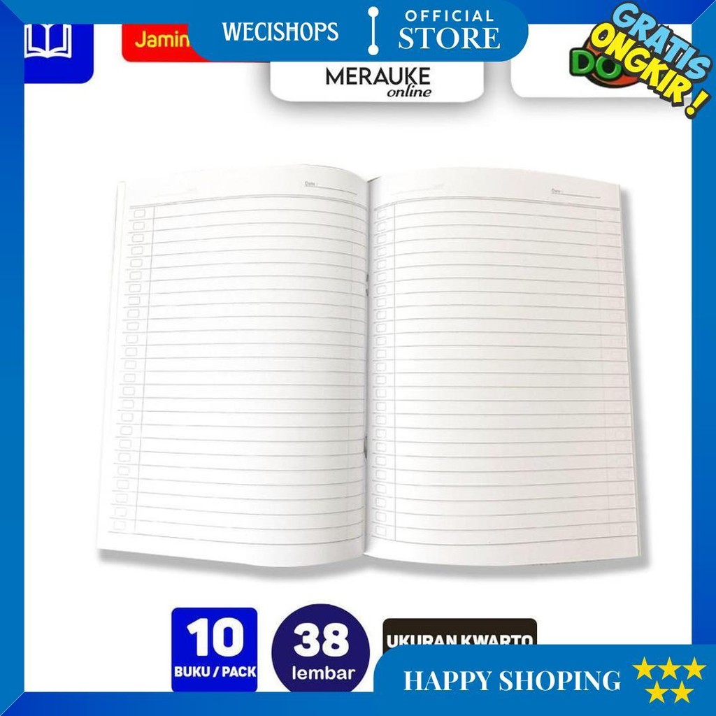 

Buku Tulis Dodo 38 Lembar (1 Pack Isi 10 Buku) D Promo Puncak