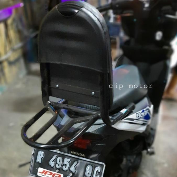 sandaran jok motor beat scoopy