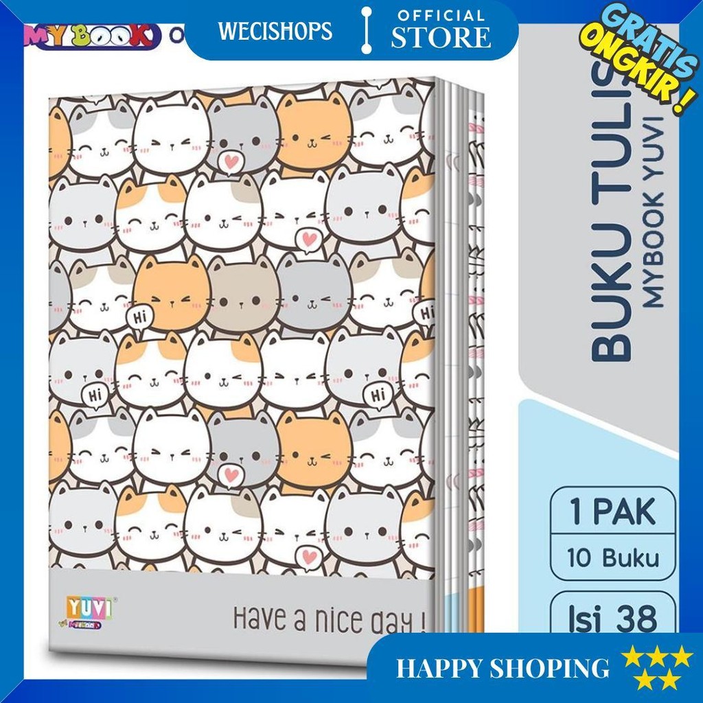 

My Book Yuvi Buku Tulis Cute 38 Lembar - 10 Buku D Best Seller