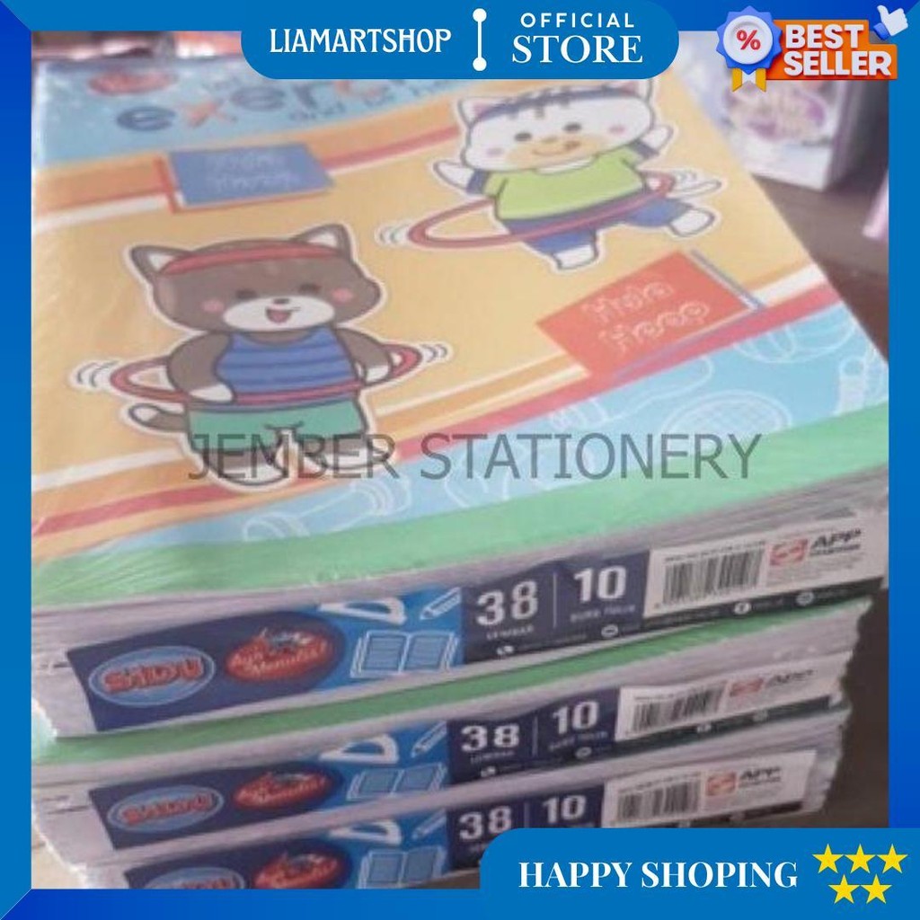 

(10Buku) Buku Tulis Sinar Dunia Sidu 38 Lembar D Termurah