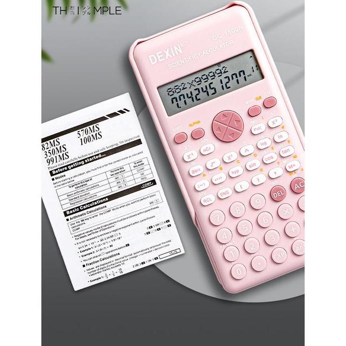 

Kalkulator scientific 24 perhitungan fungsi/Kalkulator Ilmiah Sekolah 6 warna-THIMPLE LDS