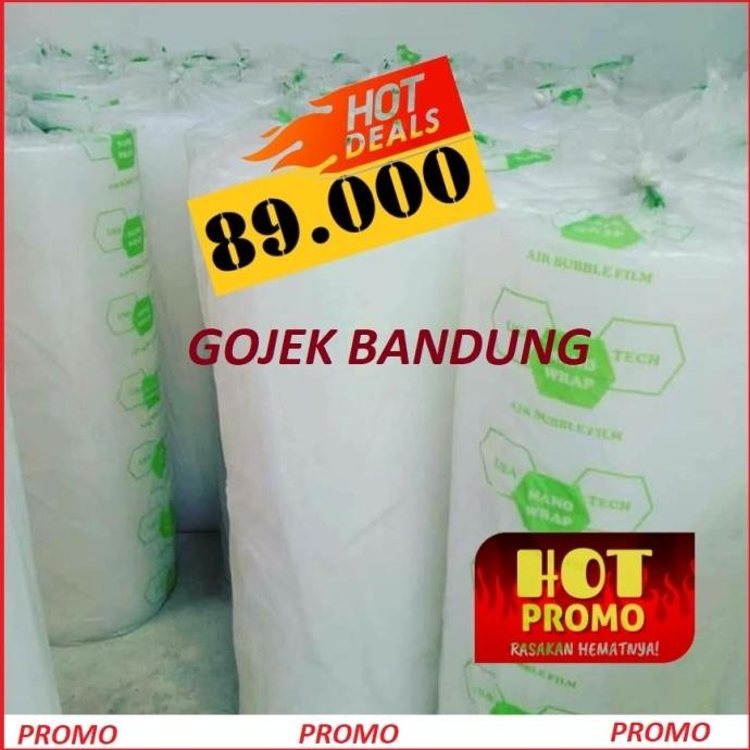 

tersedia bubble wrap putih murah premium quality 50m x 125cm bandung buble warp