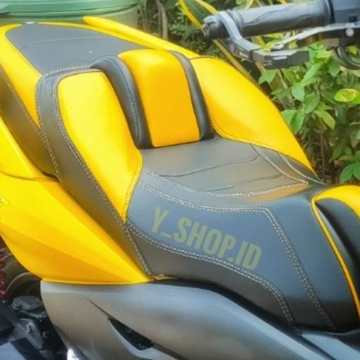 jok motor xmax custom model cobra bahan mbtech pendek
