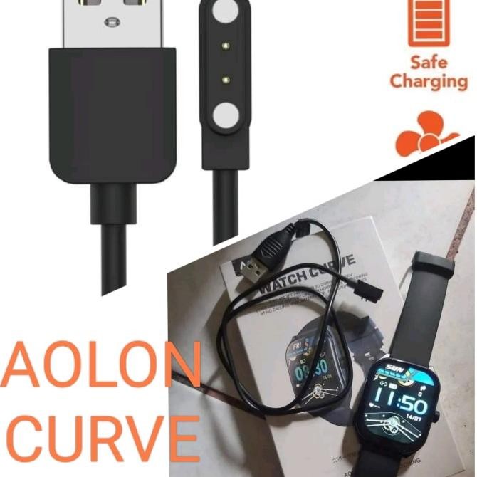 Sale Aolon Curve  Smart Watch Kabel Charger Smartwatch Aolon Curve Magnetic 2 Pin