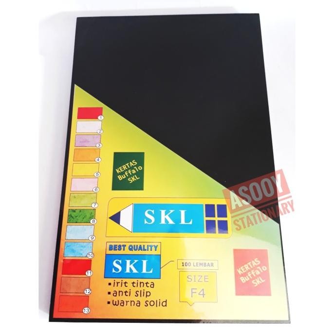 

Cover buffalo SKL ukuran Folio / F4 warna hitam murah