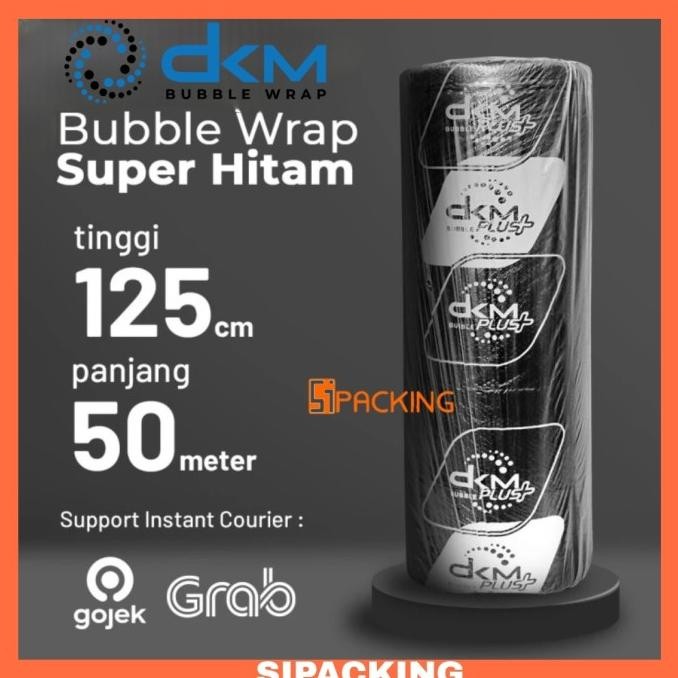 

tersedia bubble wrap hitam,plastik bubble hitam 125x50