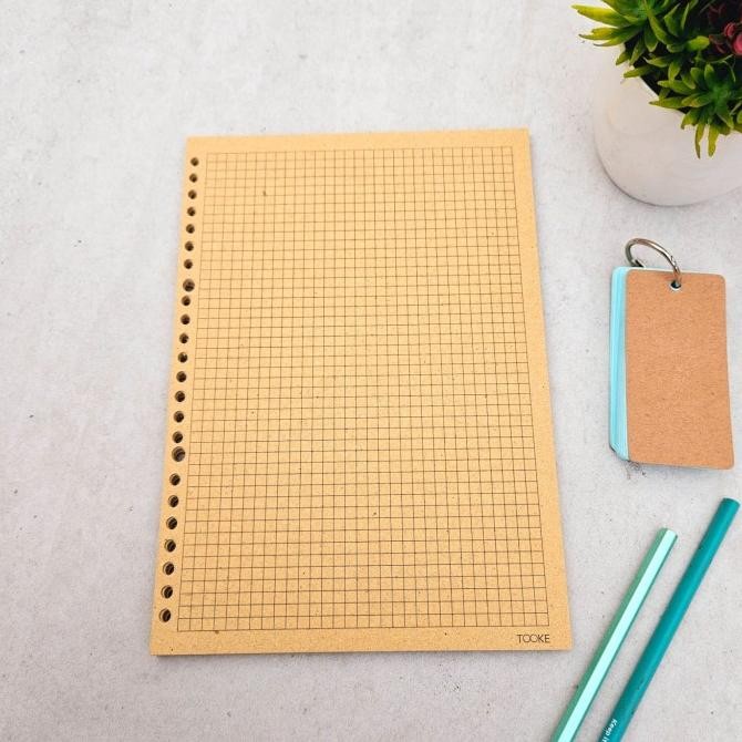 

kertas binder B5 coklat/Loose leaf B5 brownpaper/isi binder B5 murah