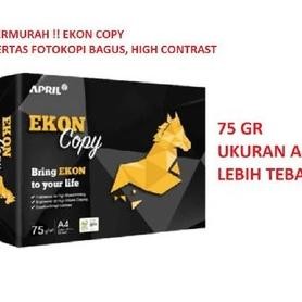 

(PER DUS) KERTAS HVS FOTOCOPY PAPERONE APRIL PP LITE A4 - F4 75 gr murah