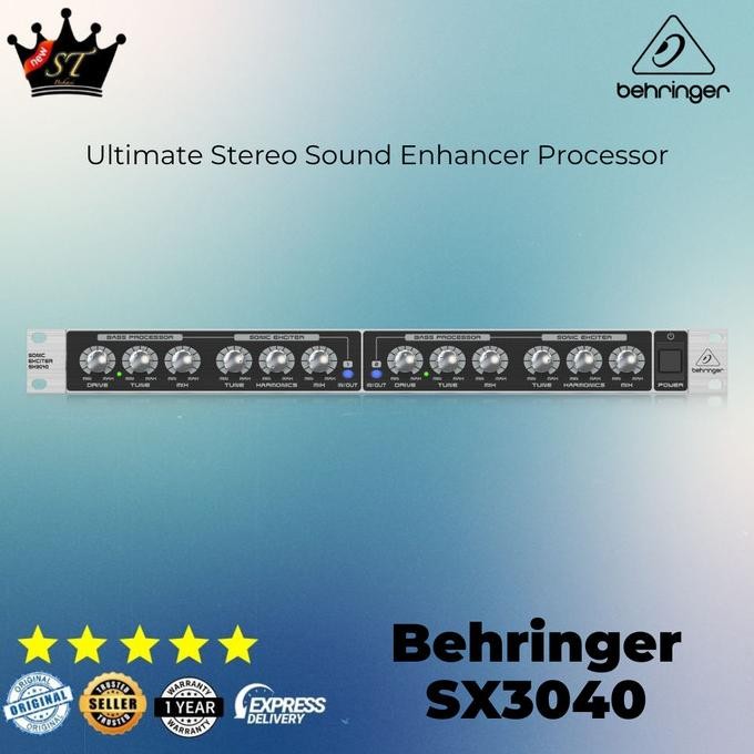 Promo Behringer Sx3040 V2 Sx3040V2 Sonic Exciter Sound Enhancement Processor Harmonis