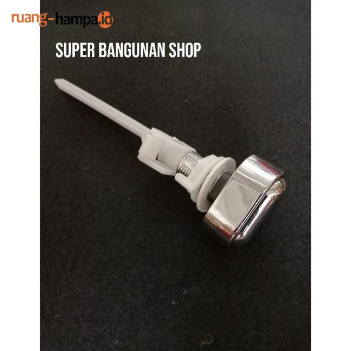 Baru Tombol Pencetan Samping Closet Duduk / Tombol Samping Single Flush