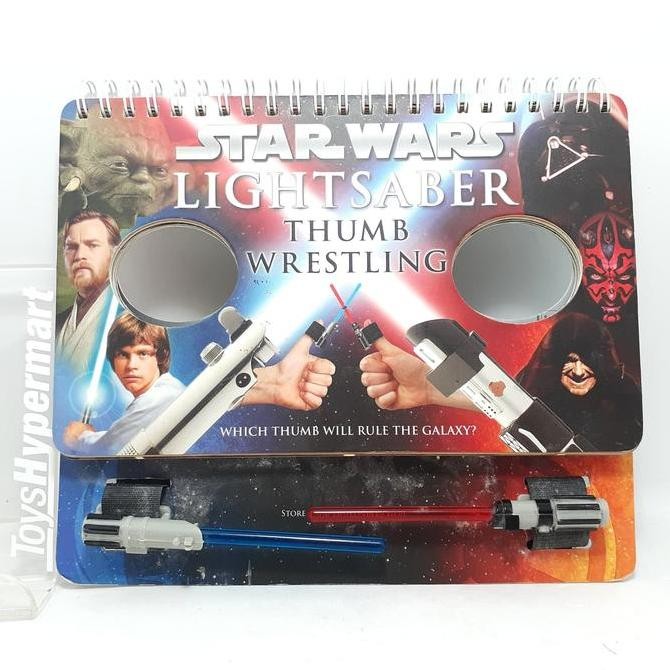 Original Star Wars Lightsaber Thumb Wrestling Book Buku