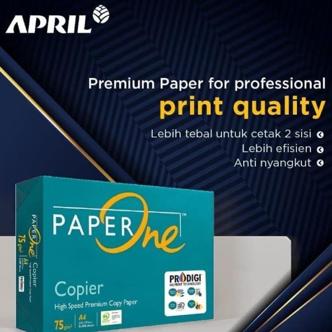 

GOSEND!! KERTAS HVS FOTOCOPY A4 BMO PAPERONE 75 GR MURAH [1 DUS 5 RIM] murah