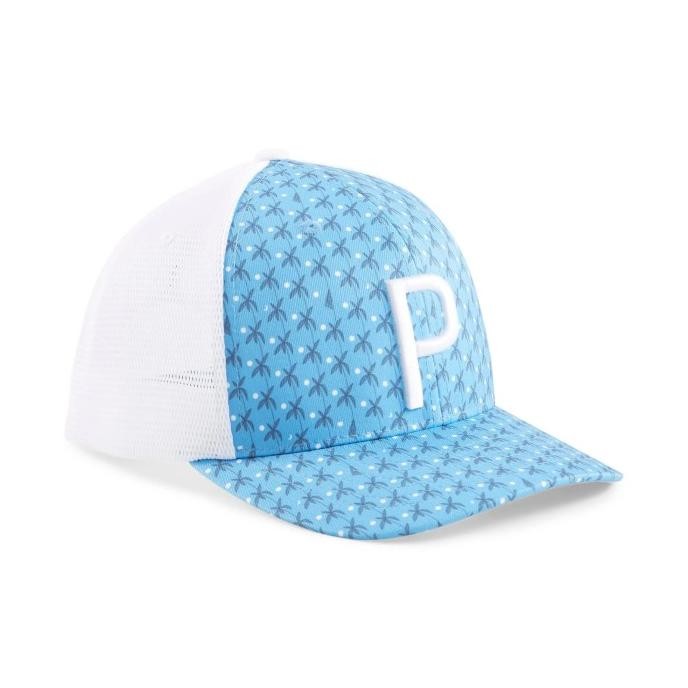 Topi Golf Pria Palms Trucker Cap Regal Blue-Navy Blazer 02483902 Co