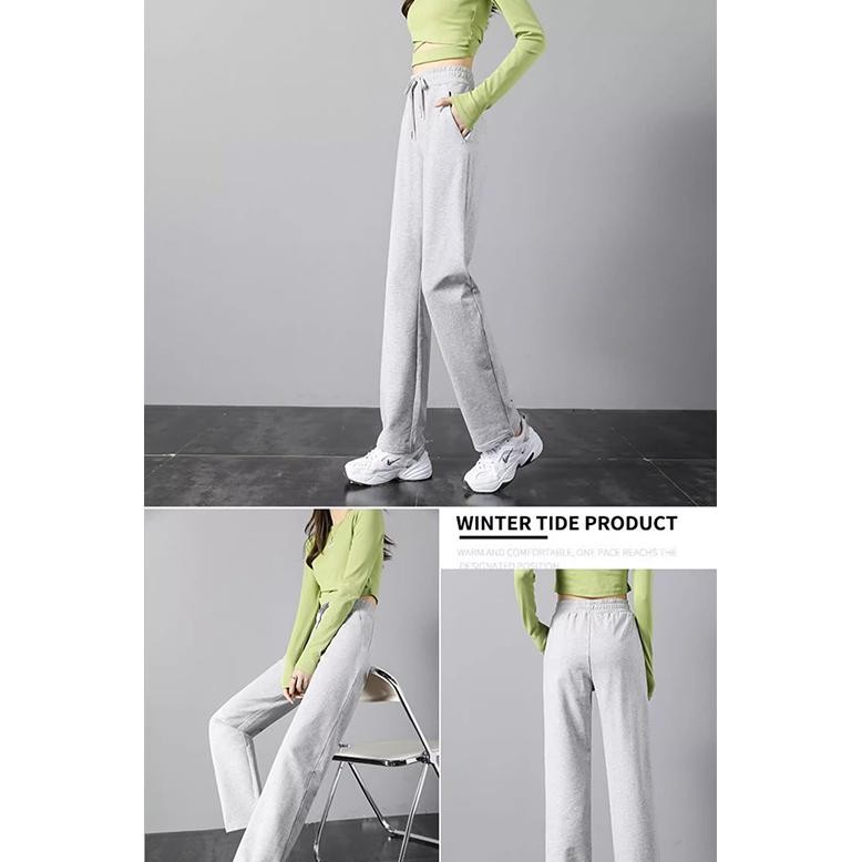 Celana Olahraga Celana Joging Wanita, Celana Training Wanita Longgar Olahraga, Celana Wanita Pinggan