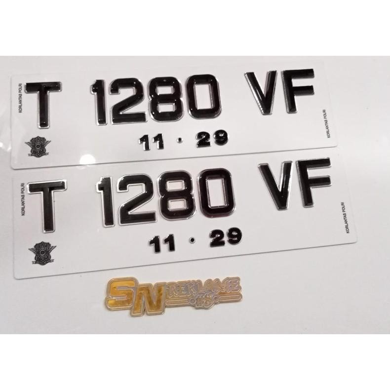Plat nomor timbul pyramid, plat nomor timbul murah, plat nomor chrome timbul bahan import, plat nomo