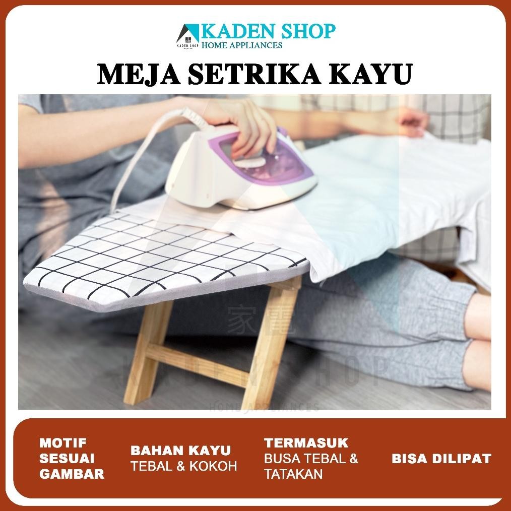 Meja Setrika Lesehan Kayu Jati Belanda Kokoh