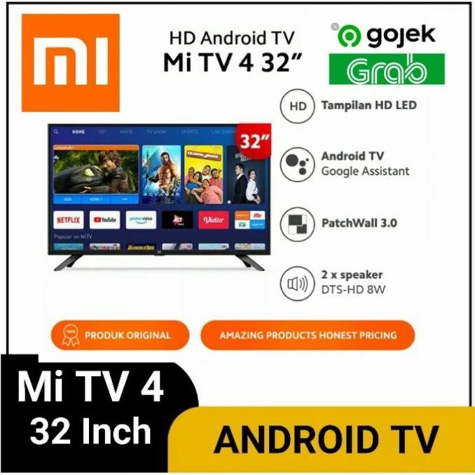NEW XIAOMI ANDROID TV 32 INCH XIAOMI MI TV 4 32" SMART TV 32 INCH xiomi