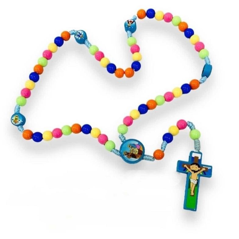 Uk-75 Rosario Anak Misioner 30Cm - Rosario Anak - Rosario Misioner - Kalung Rosario Viral