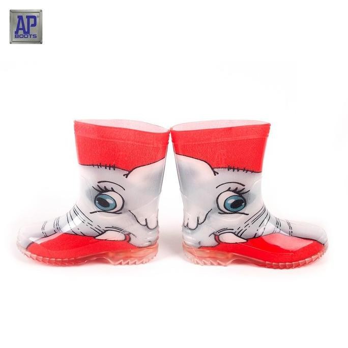 AP Boots AP KIDS SAFARI ELEPHANT - Sepatu Boot PVC Anak  Motif DS