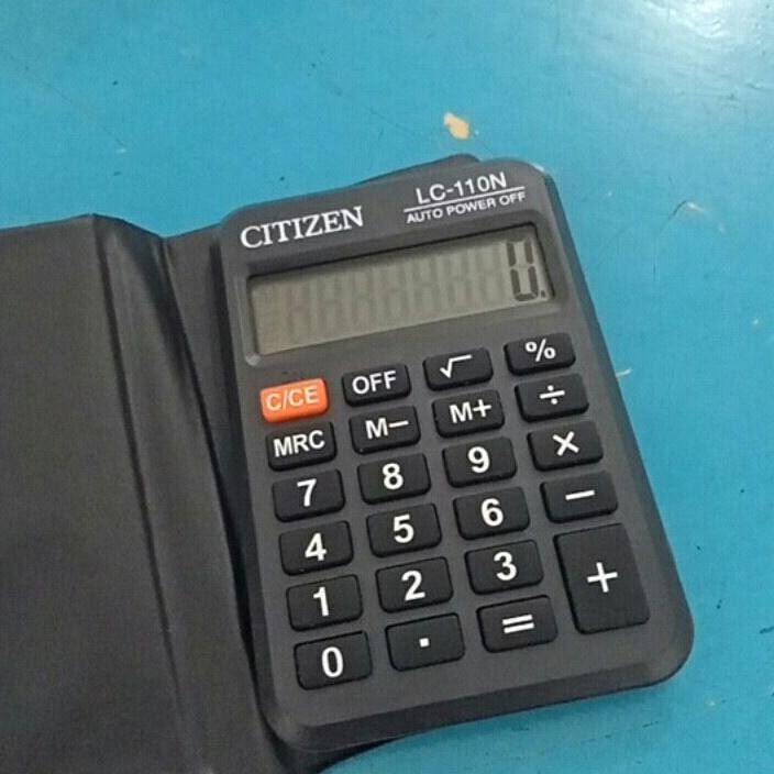 

Ty69 Ox04 Kalkulator 8 Digit Saku . Lc-110N / Pocket Calculator Lc110N Sale