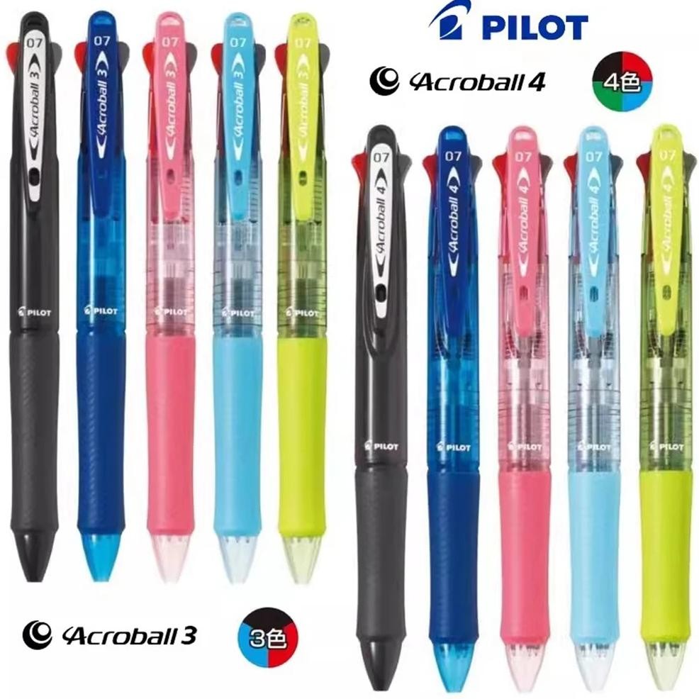 

Japan Pilot Multi-Function Pen Acroball 0.7Mm Dazzling Slip 3 Colors 4 Colors Ballpoint Pen Bkab-40F/45F Art Stationery