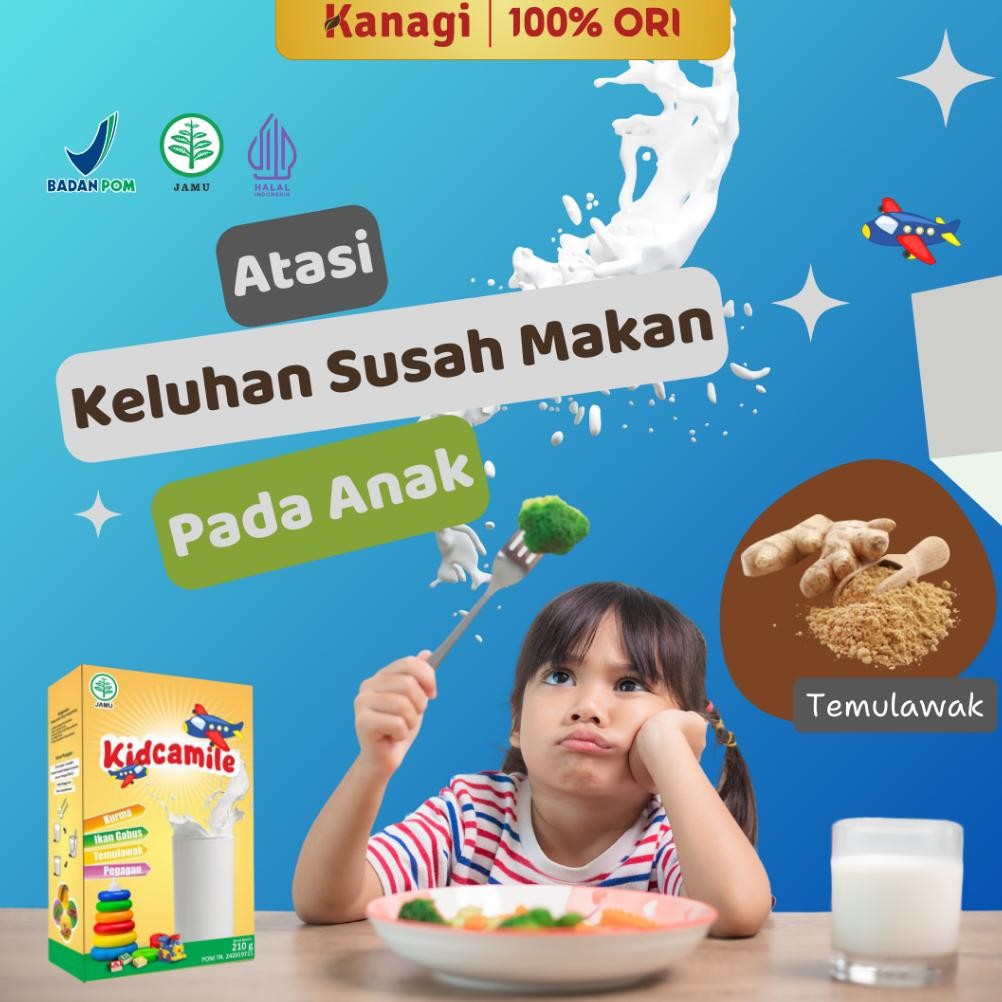 

Kidcamile Susu Kambing Etawa untuk Atasi Susah Makan Anak dengan Ekstrak Temulawak