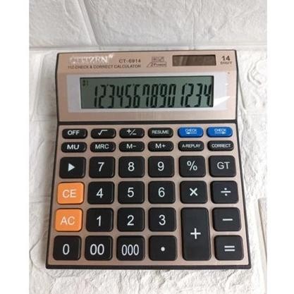 

Hj-54 Ii-99 Kalkulator Desktop Meja . Ct-6914 /Calculator 14 Digit Cek Ulang Gtttzen Ct-6914 Terlaris