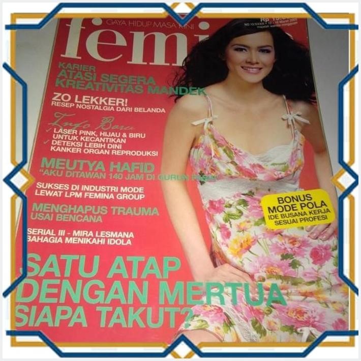 [4PE] MAJALAH FEMINA TAHUN 2005 COVER RENATA