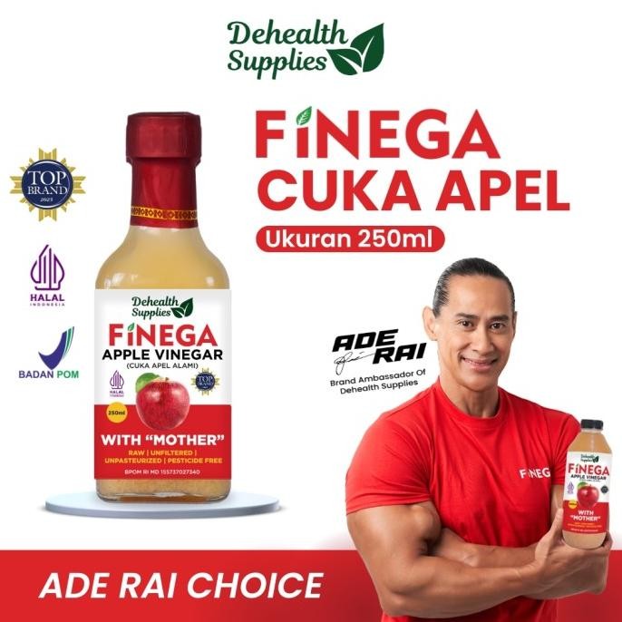 

STOK TERBATAS FINEGA CUKA APEL 250ML KEMASAN KACA