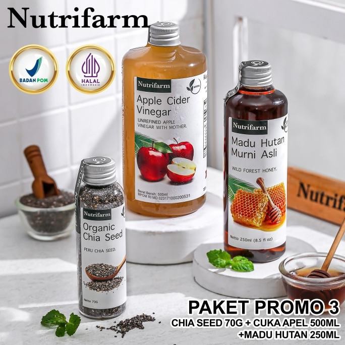 

STOK TERBATAS PAKET CUKA APEL 500 ML MADU HUTAN 250 ML CHIA SEED 70 GRAM ORIGINAL