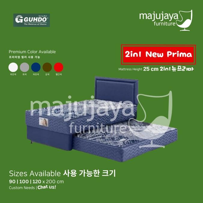 ready  Kasur Springbed 2in1 Guhdo New Prima 100 x 200