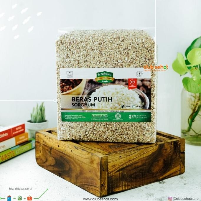 

Ready SORGHUM FOODS BERAS PUTIH SORGHUM, 1KG