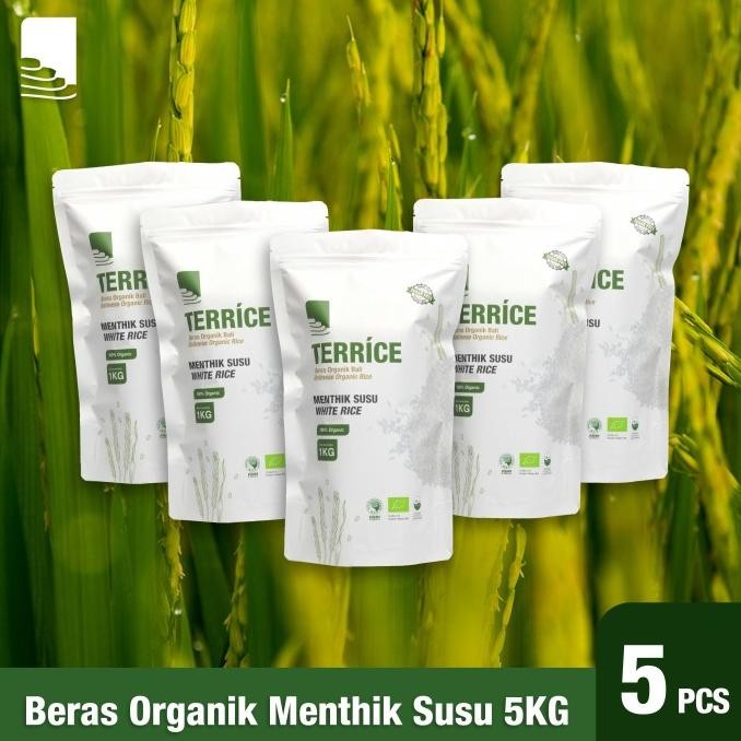 

Ready Beras Putih 5Kg 100% Organik dan Free Sugar Terrice Menthik Susu
